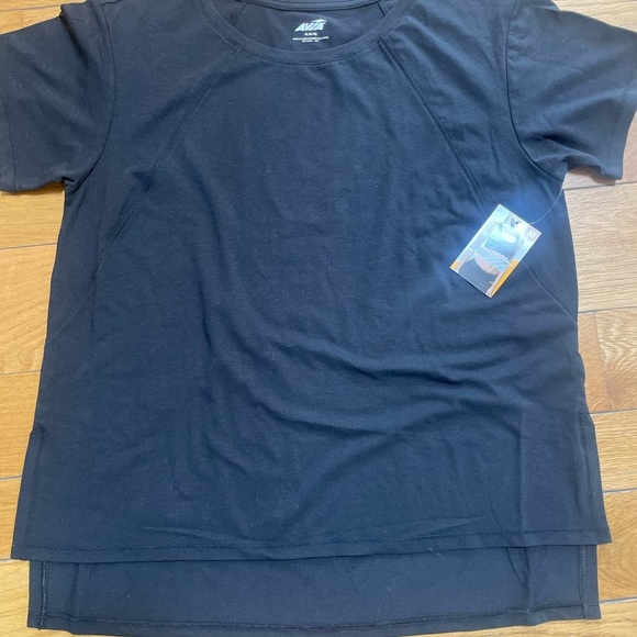 Avia‎ Women's Short Sleeve Oversize Tee T-Shirt Black Soot NWT Loose Fit - Picture 3 of 16